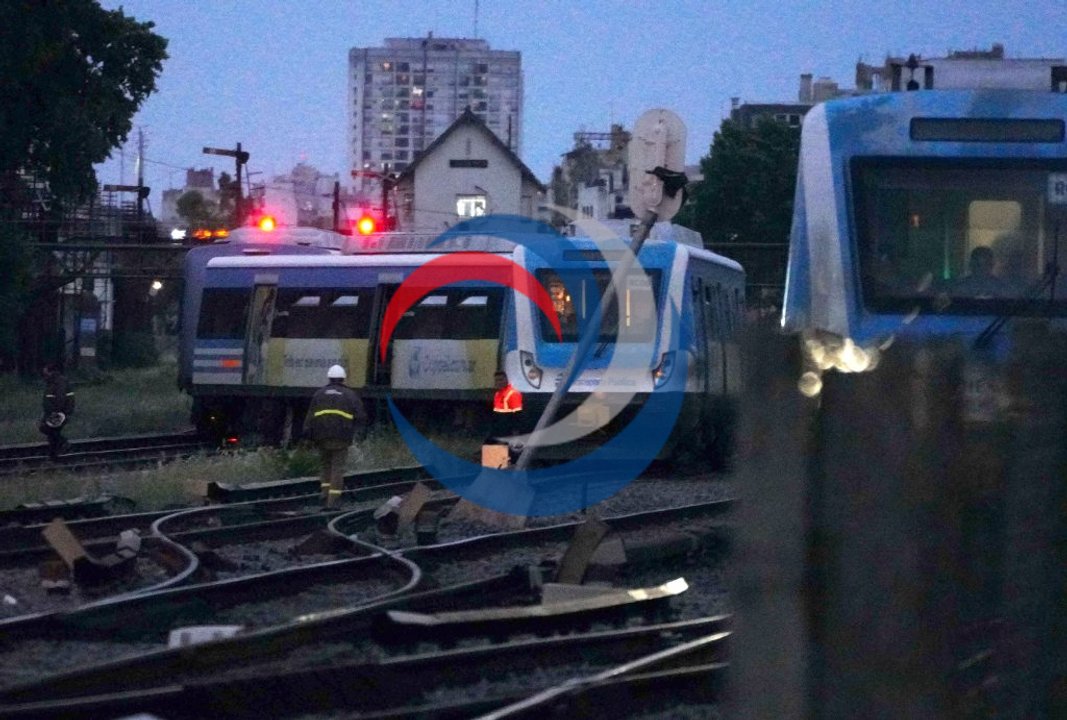 Descarrilamiento en Liniers: fotos de la Agencia Noticias Argentinas