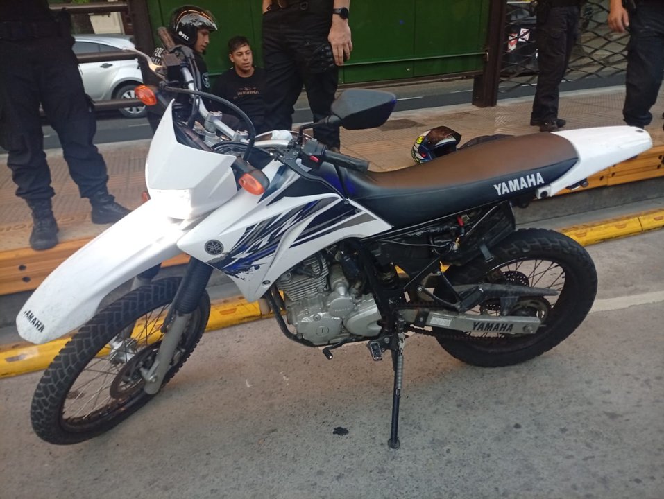 Detuvieron a un motochorro de 18 años en La Boca
