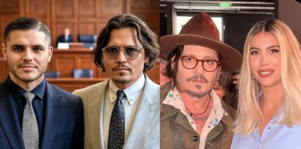Johnny Depp confesó “no tener idea” de quién es Mauro Icardi