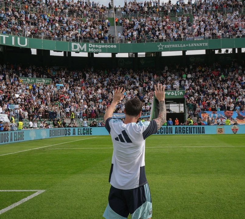 La emoción de Messi en su regreso a España: "Siempre es un gusto volver a verlos"