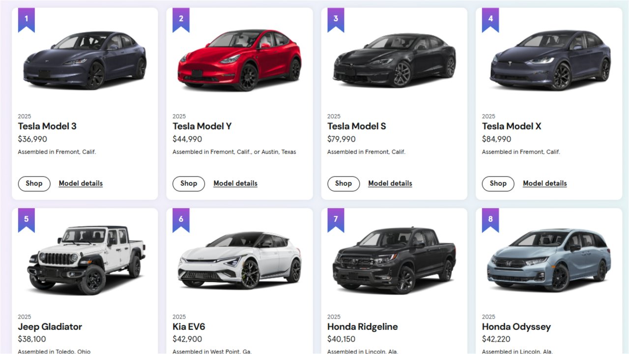 Acuerdo Milei-Trump: De Tesla al Corvette, la lista de autos “Made in USA” que podrían llegar a la Argentina