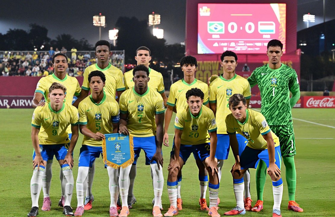 Brasil superó a Paraguay en el Mundial Sub 17 por el duelo de sudamericanos en los dieciseisavos
