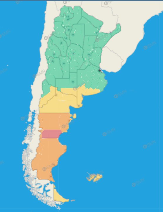 Alerta roja en varias ciudades de Chubut por fuertes vientos: toman medidas de precaución