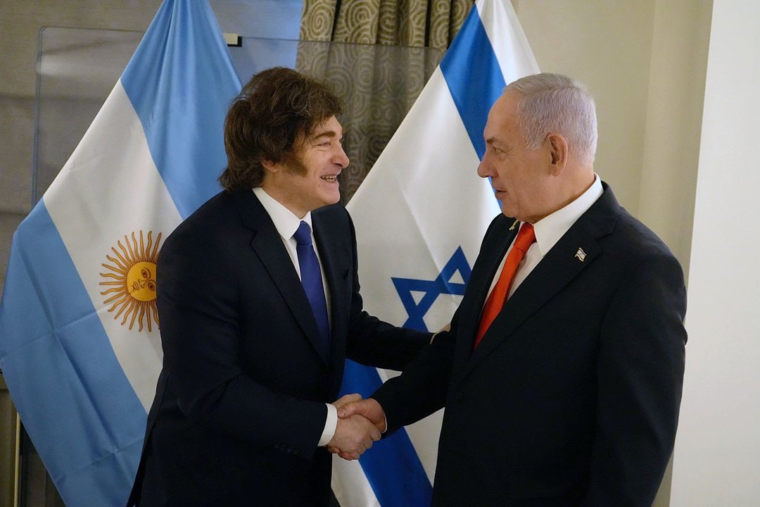 Javier Milei recibe a autoridades de la DAIA en Casa Rosada