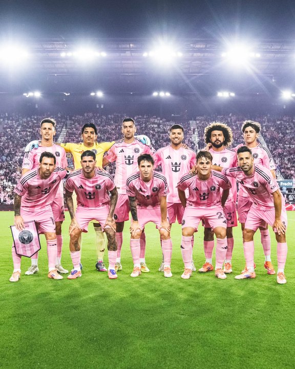 Plantel de Inter Miami en la previa de la visita a la Casa Blanca
