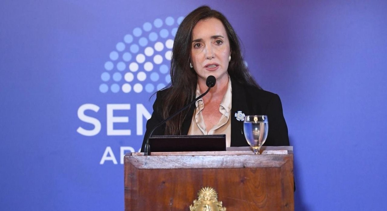 Victoria Villarruel en un acto oficial
