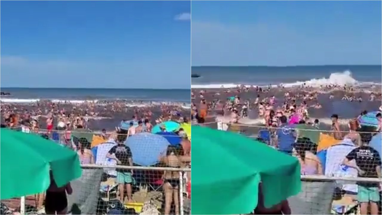 Operativo de rescate tras el meteotsunami en la Costa Atlántica