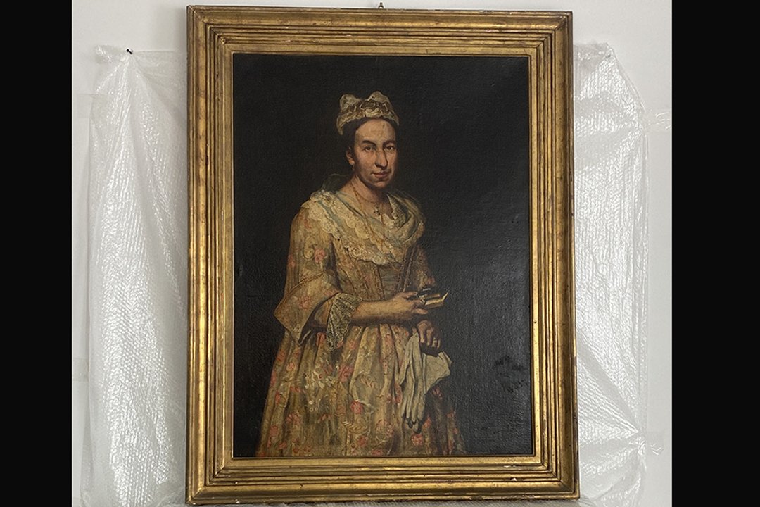 El cuadro 'Retrato de una Dama', atribuido a Giacomo Antonio Melchiorre Ceruti