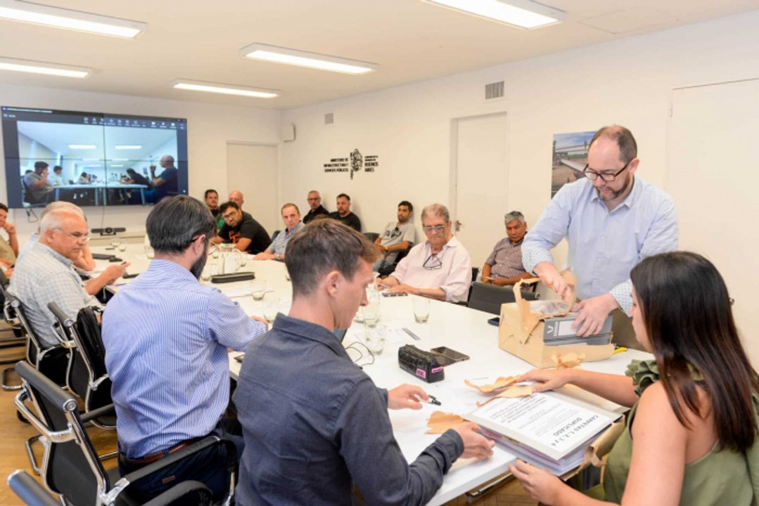 Plano de obras cloacales previstas para el partido de Mercedes