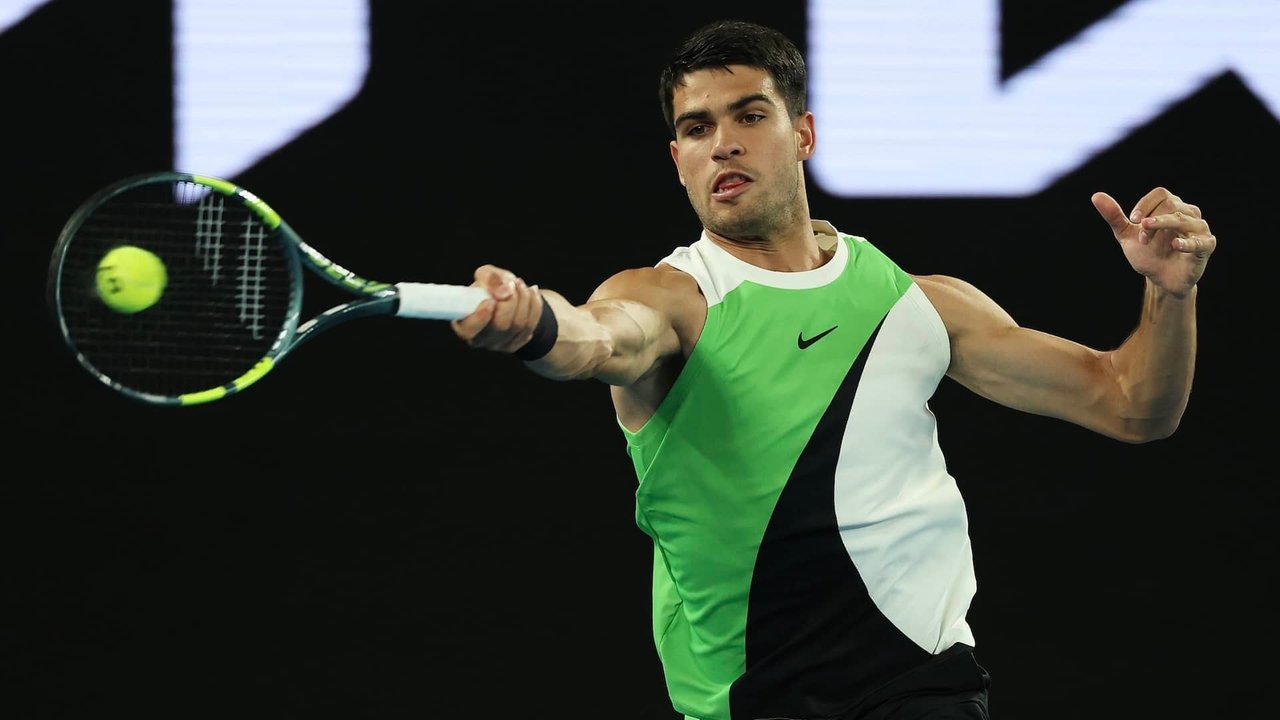 Carlos Alcaraz en el Abierto de Australia