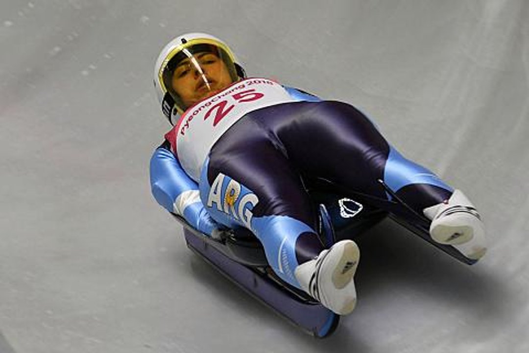 Verónica Ravenna, representante argentina de luge en Milano Cortina 2026