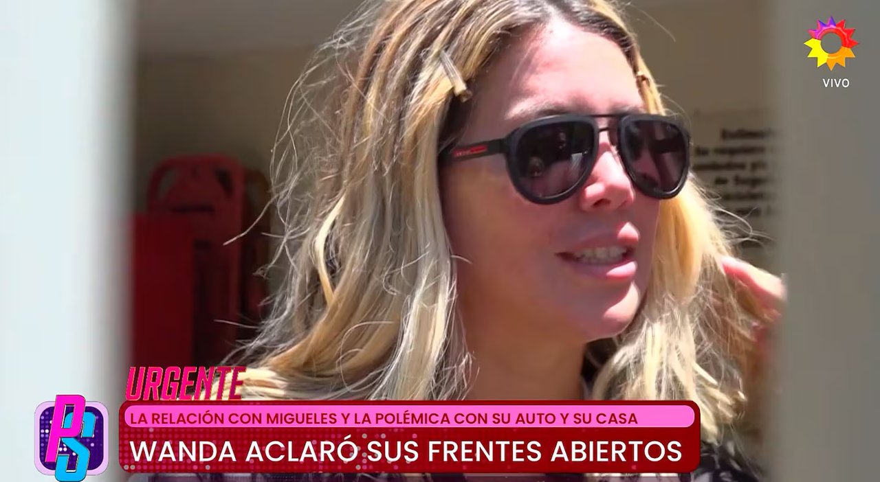 Wanda Nara junto a Martín Migueles en Buenos Aires