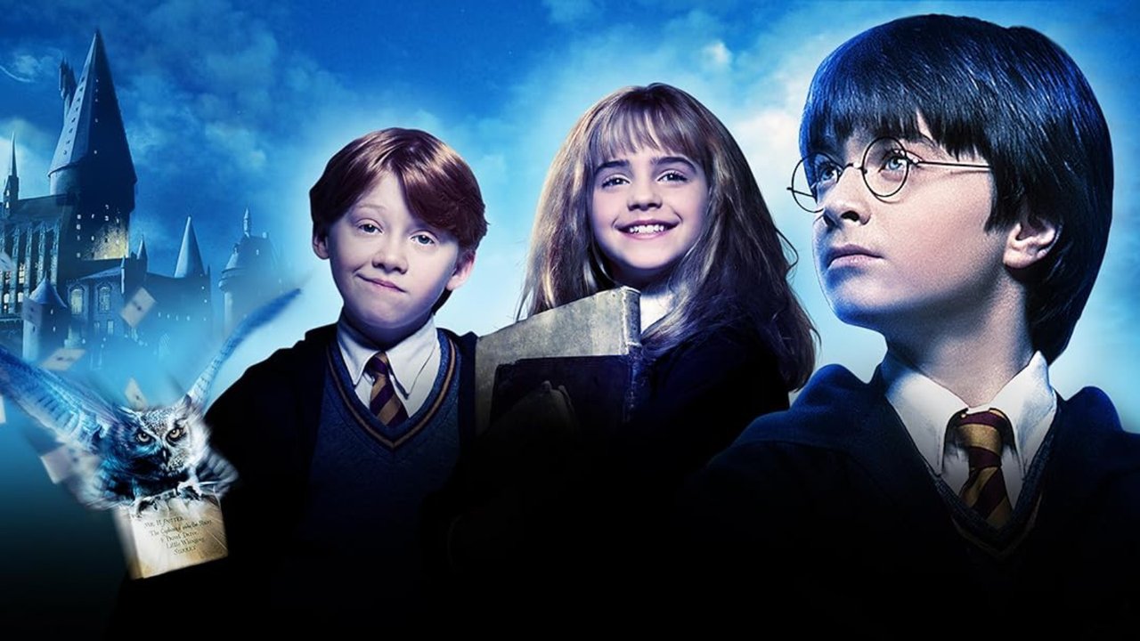 Afiche de Harry Potter y la piedra filosofal en su reestreno por los 25 años