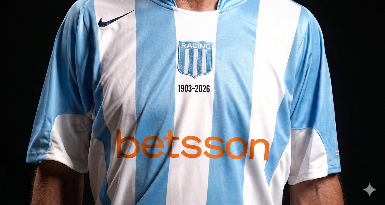 Render ilustrativo de la nueva camiseta de Racing Club
