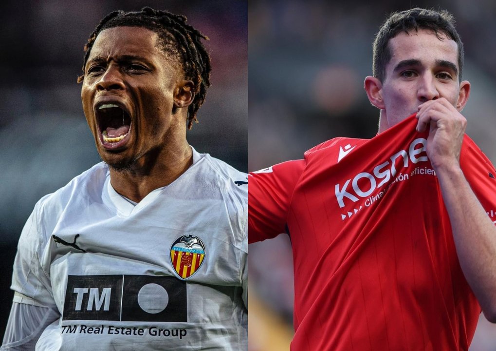 Valencia y Osasuna celebran triunfos clave en una nueva fecha de LaLiga