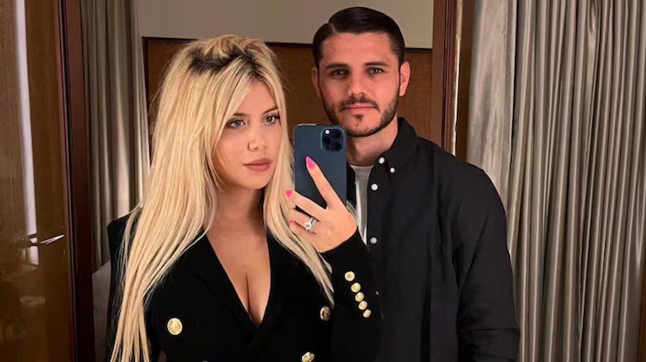Wanda Nara y Mauro Icardi en medio de su proceso de divorcio