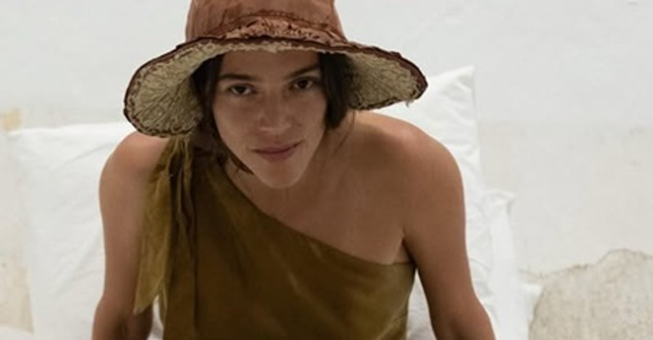 Calu Rivero junto a Willem Dafoe en un festival de cine