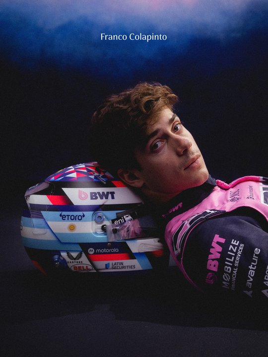 Franco Colapinto durante los test de Fórmula 1 en el circuito de Barcelona-Catalunya