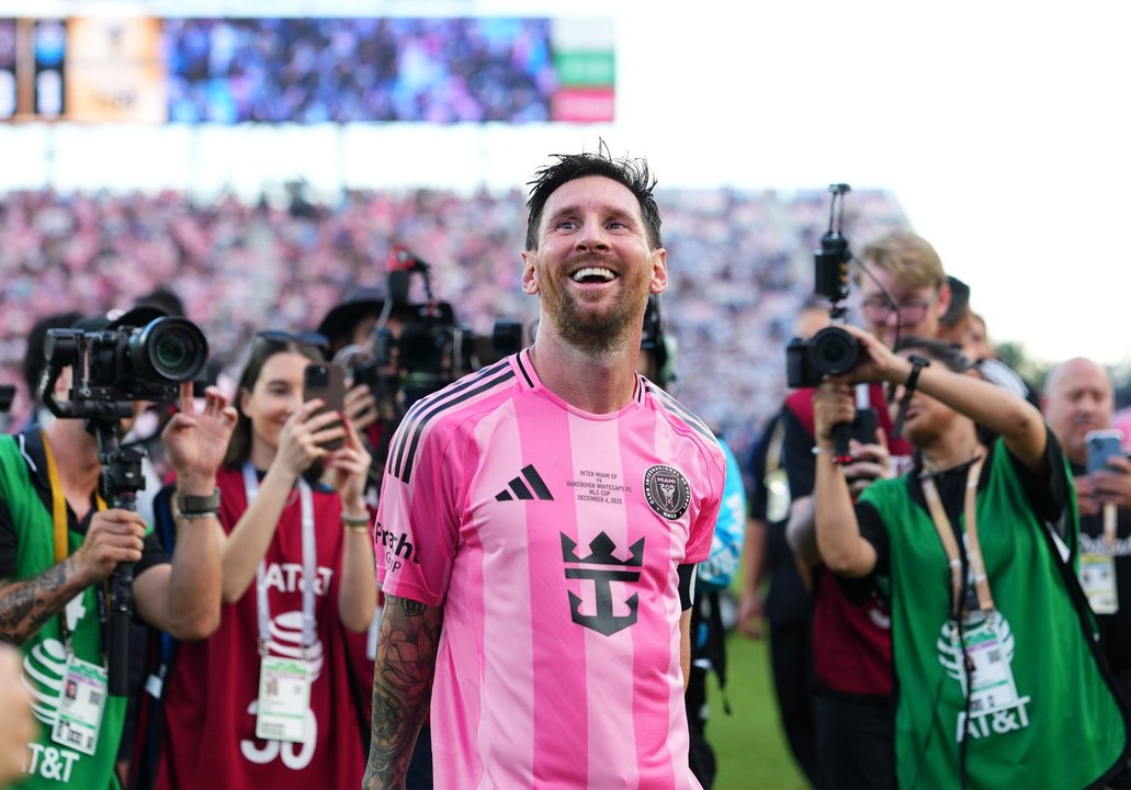 Lionel Messi con la camiseta del Inter Miami