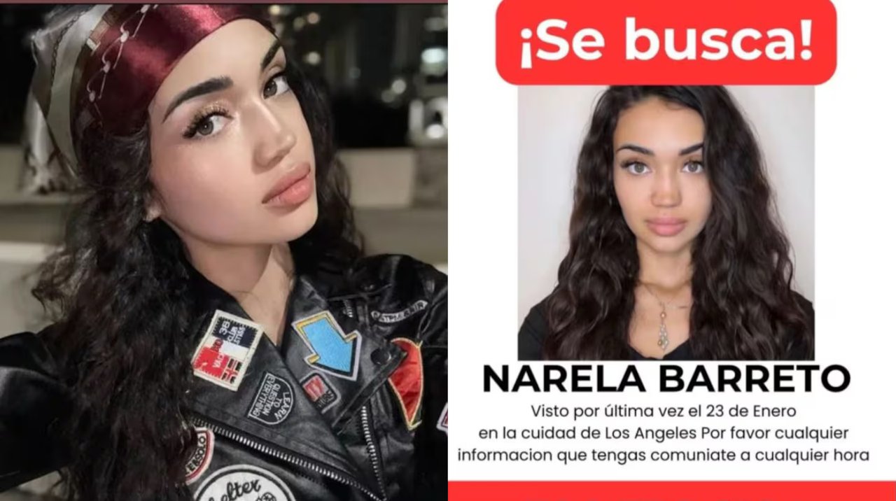 Familiares buscan a la joven argentina Narela Micaela Barreto, desaparecida en Los Ángeles