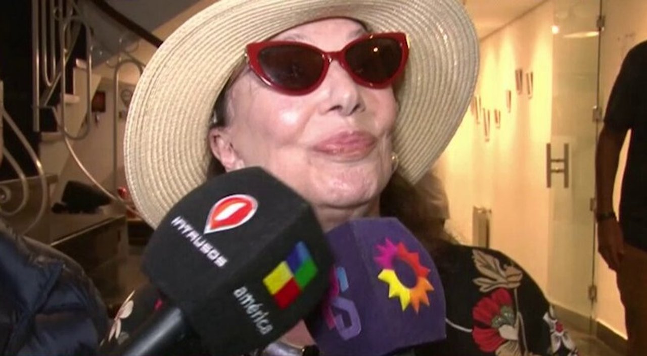 Graciela Borges en una producción fotográfica reciente