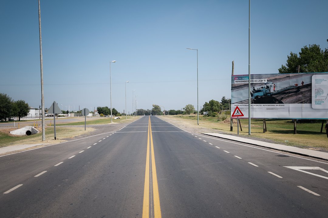 Kicillof habilita obras en la Ruta Provincial 31