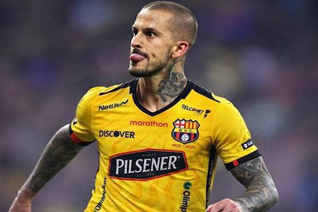 Darío Benedetto presentado en Barcelona Sporting Club de Ecuador