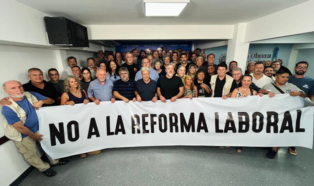 Sindicatos movilizados en Rosario contra la reforma laboral