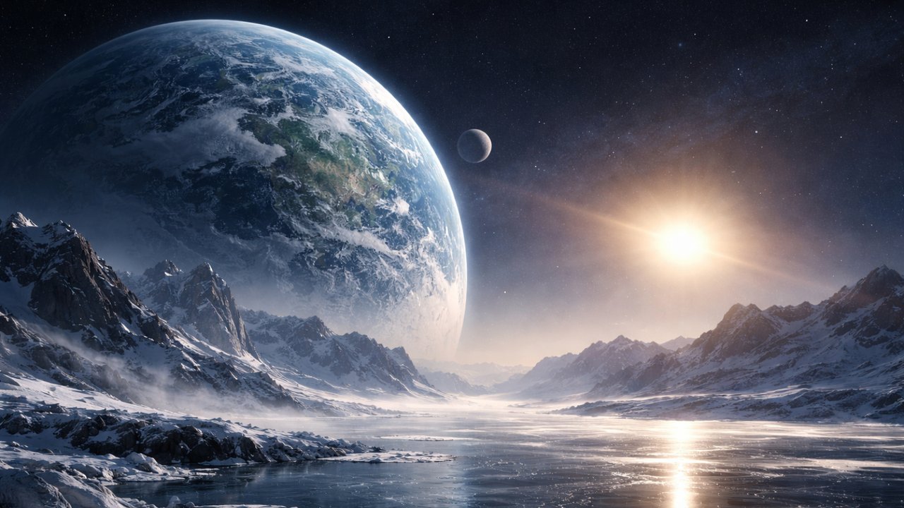 Ilustración artística del exoplaneta HD 137010 b, apodado Nueva Tierra