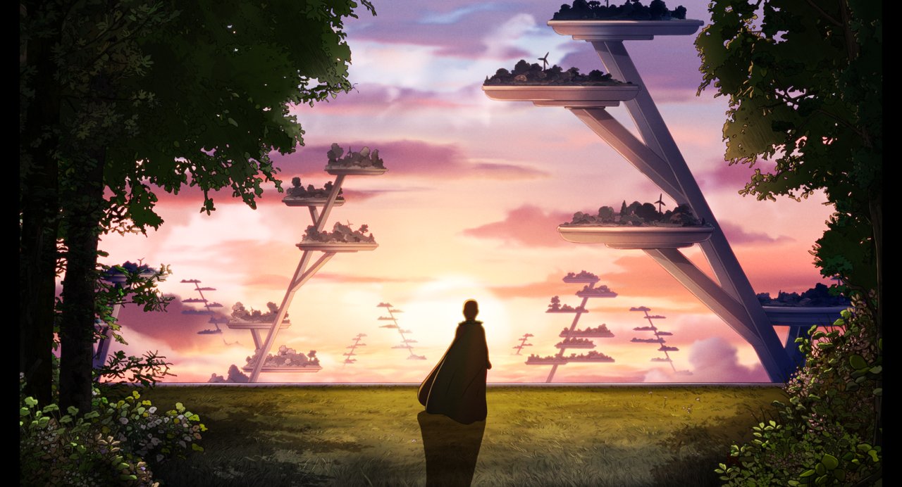 Escena de la película animada Arco, producida por Natalie Portman