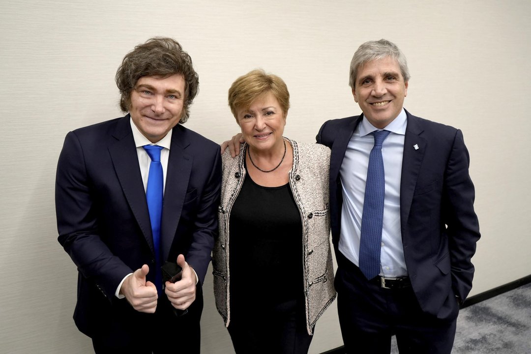 Sede del Banco Central y referencia al FMI en Argentina