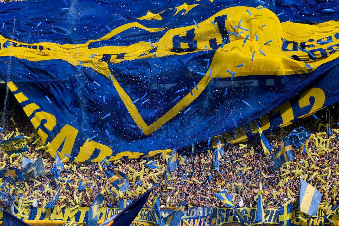 Hinchas de Boca Juniors en la Bombonera