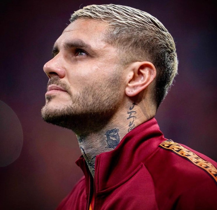 Mauro Icardi durante un partido con Galatasaray