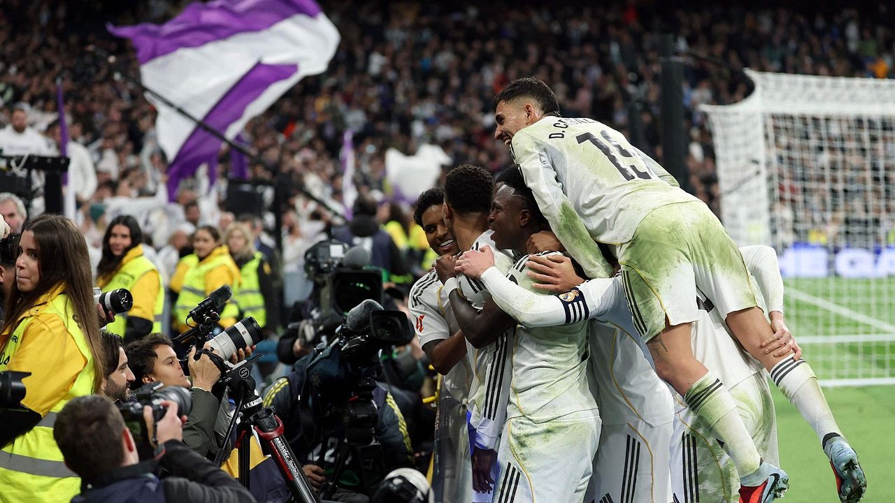 Real Madrid vs Rayo Vallecano en el Santiago Bernabéu