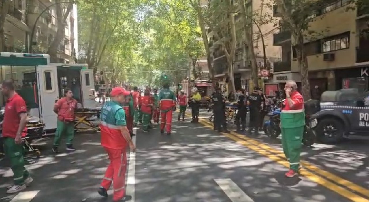 Incendio en un edificio del barrio porteño de Palermo