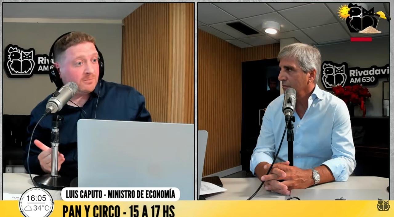 Luis Caputo, ministro de Economía, se refiere a cambios en el INDEC