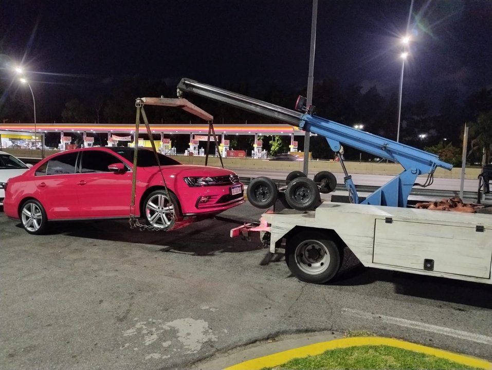 Operativo policial contra picadas ilegales en la avenida General Paz