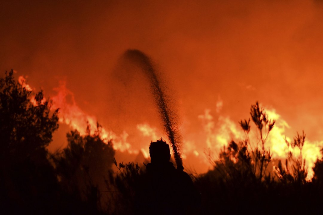 Brigadistas y bomberos combaten incendios en el Parque Nacional Los Alerces y Puerto Patriada