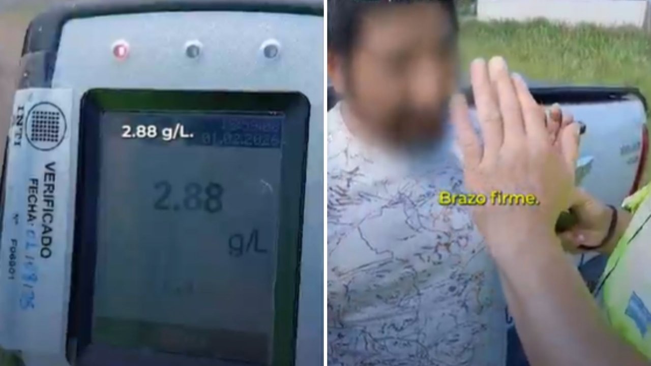 Operativo de control vehicular de la ANSV en rutas argentinas