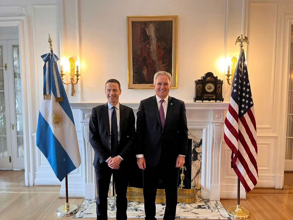 Canciller Pablo Quirno durante reuniones en Washington por inversiones mineras en el RIGI
