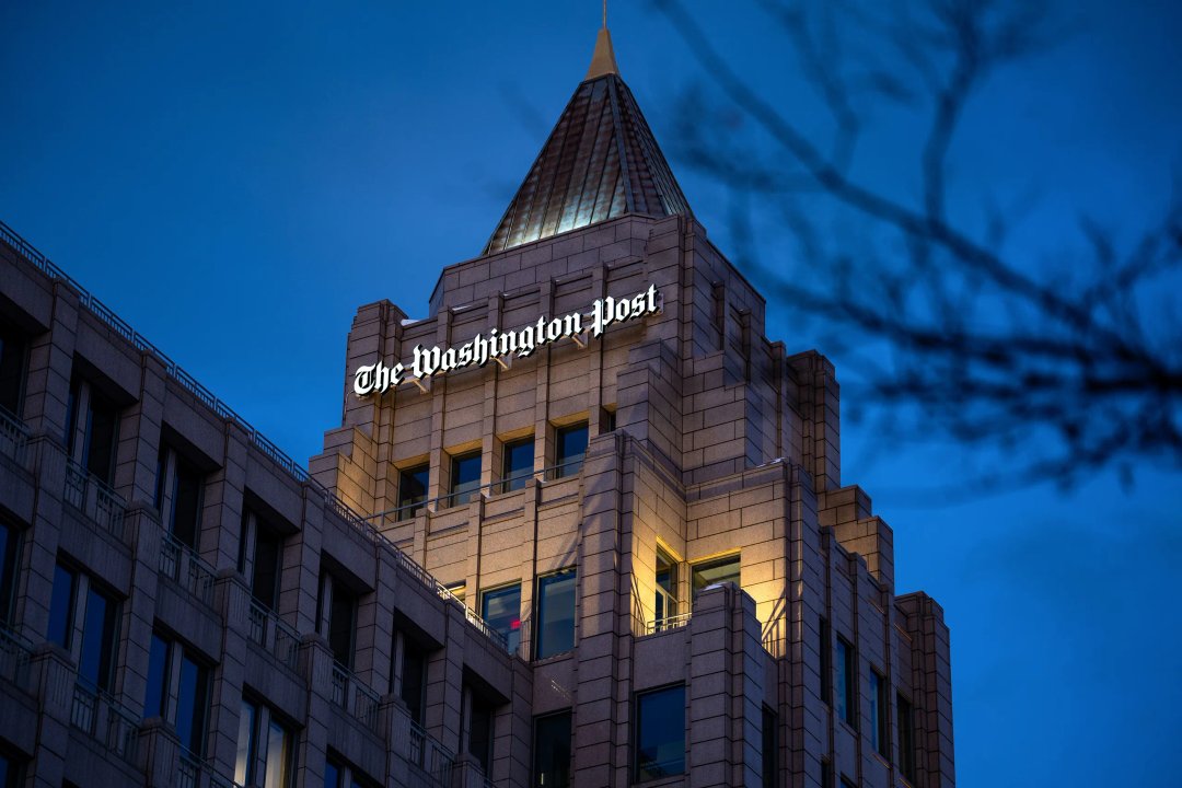 Redacción de The Washington Post durante una jornada de trabajo