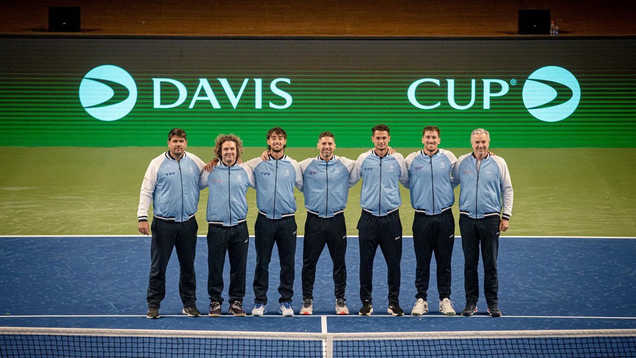 Equipo argentino de Copa Davis 2026 en Corea del Sur