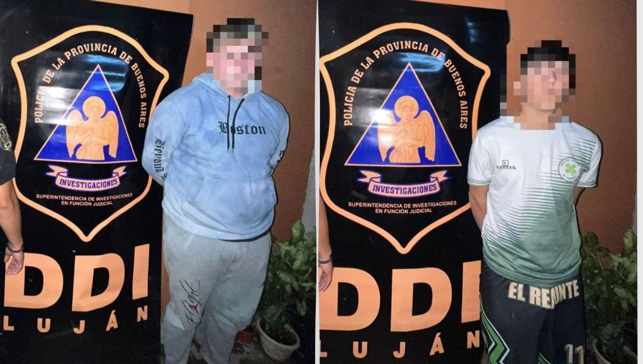 Operativo policial tras robo de moto en Luján