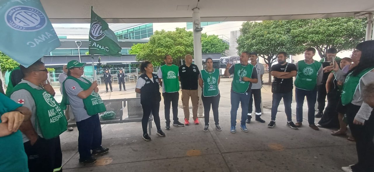 ATE-ANAC ratifica paro total en aeropuertos argentinos