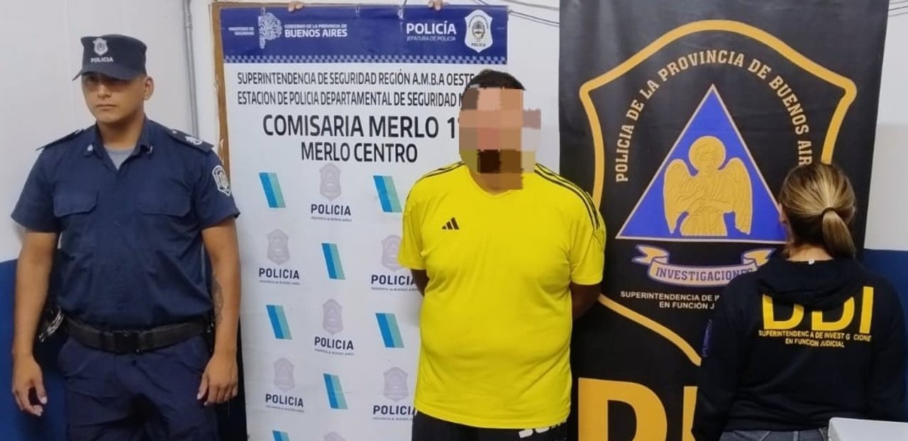 Operativo policial en Merlo por el crimen de un ex policía