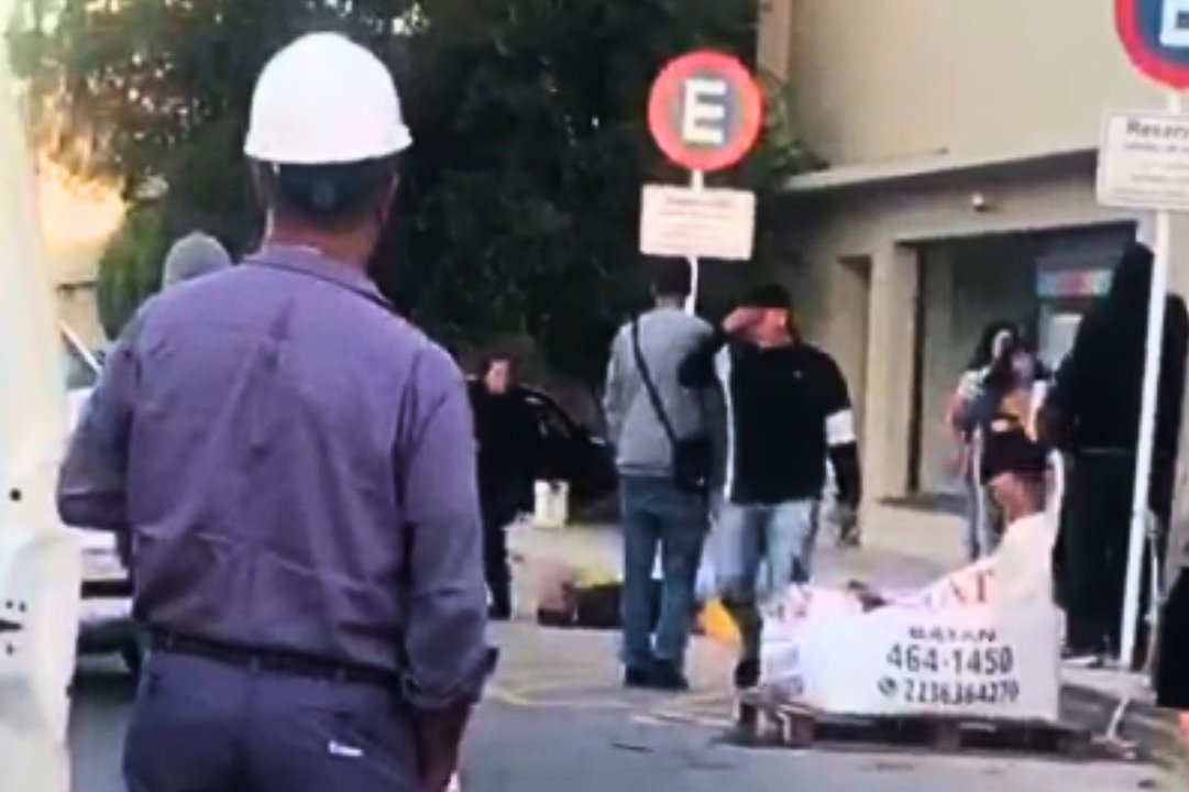 Escena policial en la zona de Batán, Mar del Plata