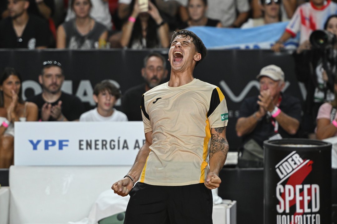 Ugo Carabelli sorprendió a Tiafoe y avanzó a los cuartos de final en Hamburgo