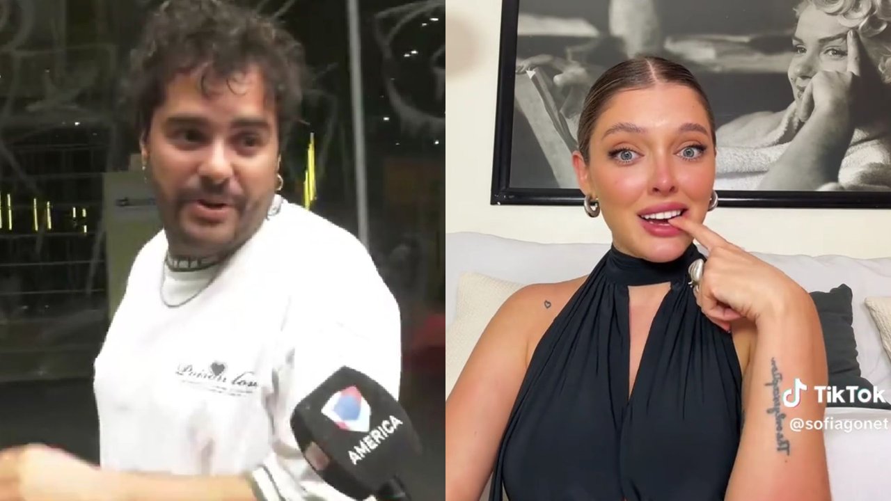 Homero Pettinato durante una entrevista televisiva