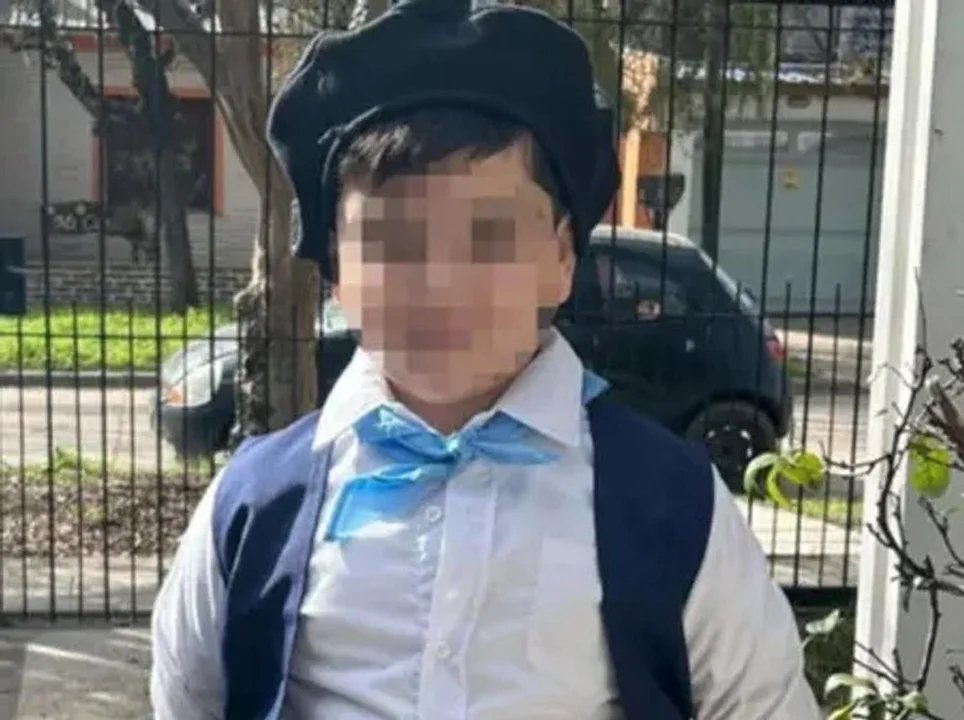 Ambulancia y traslado de Bastián Jerez a clínica de San Justo