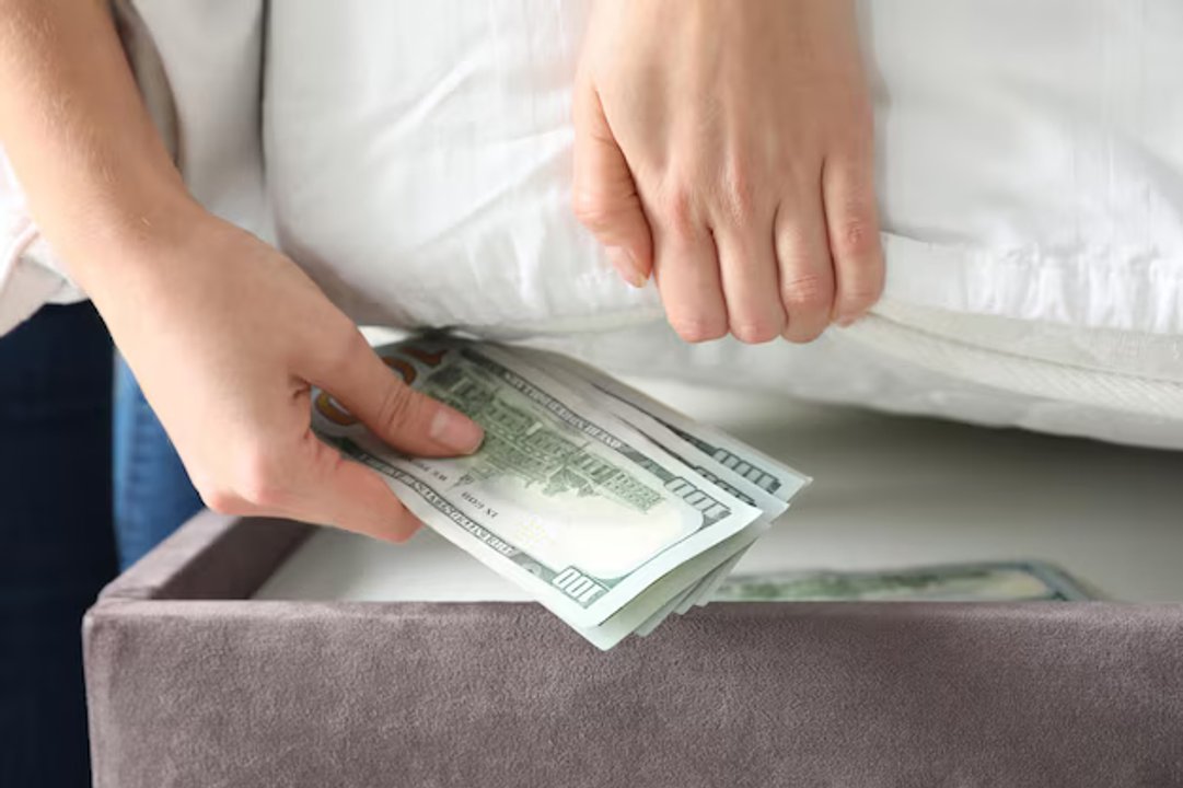 Billetes de dólares utilizados en blanqueo de capitales